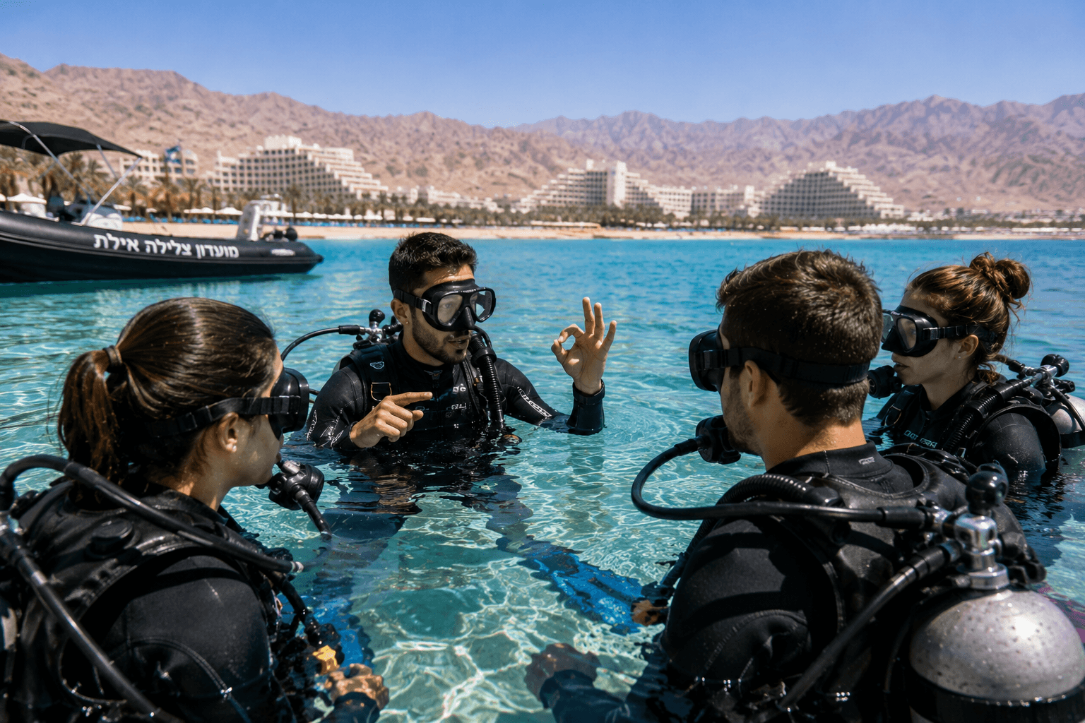 קורס צלילה באילת 2026 - PADI ו-SSI: מחירים, לוחות זמנים וכל מה שצריך לדעת