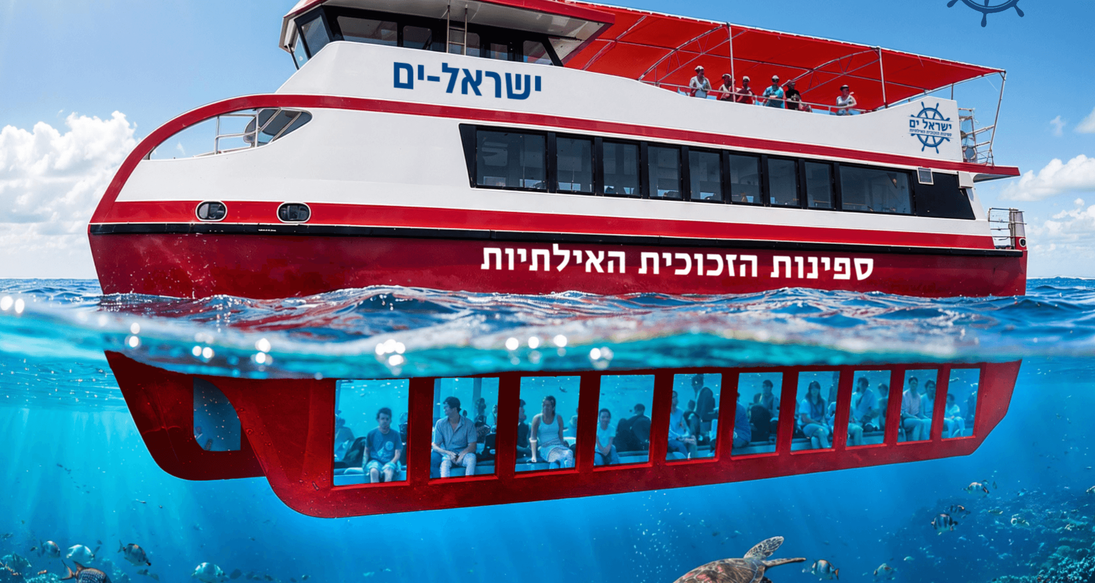 ספינת זכוכית ישראל ים